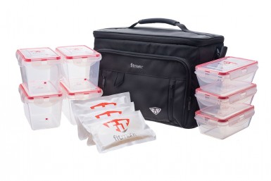 the BOX large pink - MEAL PREP SYSTEMS Fitmark Meal Prep Bags
